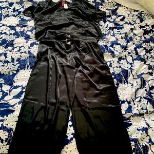 La Senza silk like pajamas in black